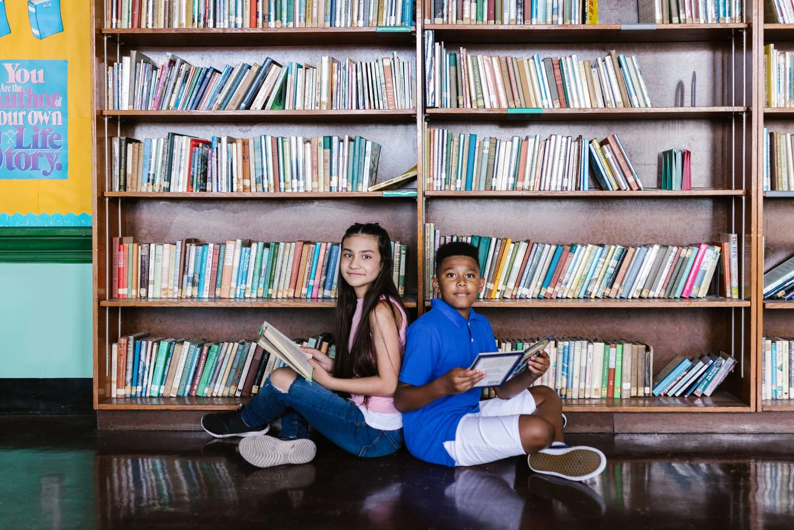 Foto stok ilustrasi Perpustakaan